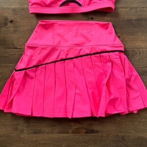 Hot pink Beach riot athletic skirt